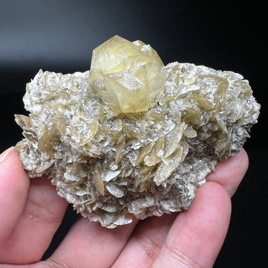 Calcite + Chalcopyrite + Siderite (Free shipping)