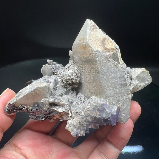Cassiterite + Quartz + Wolframite (Free shipping)