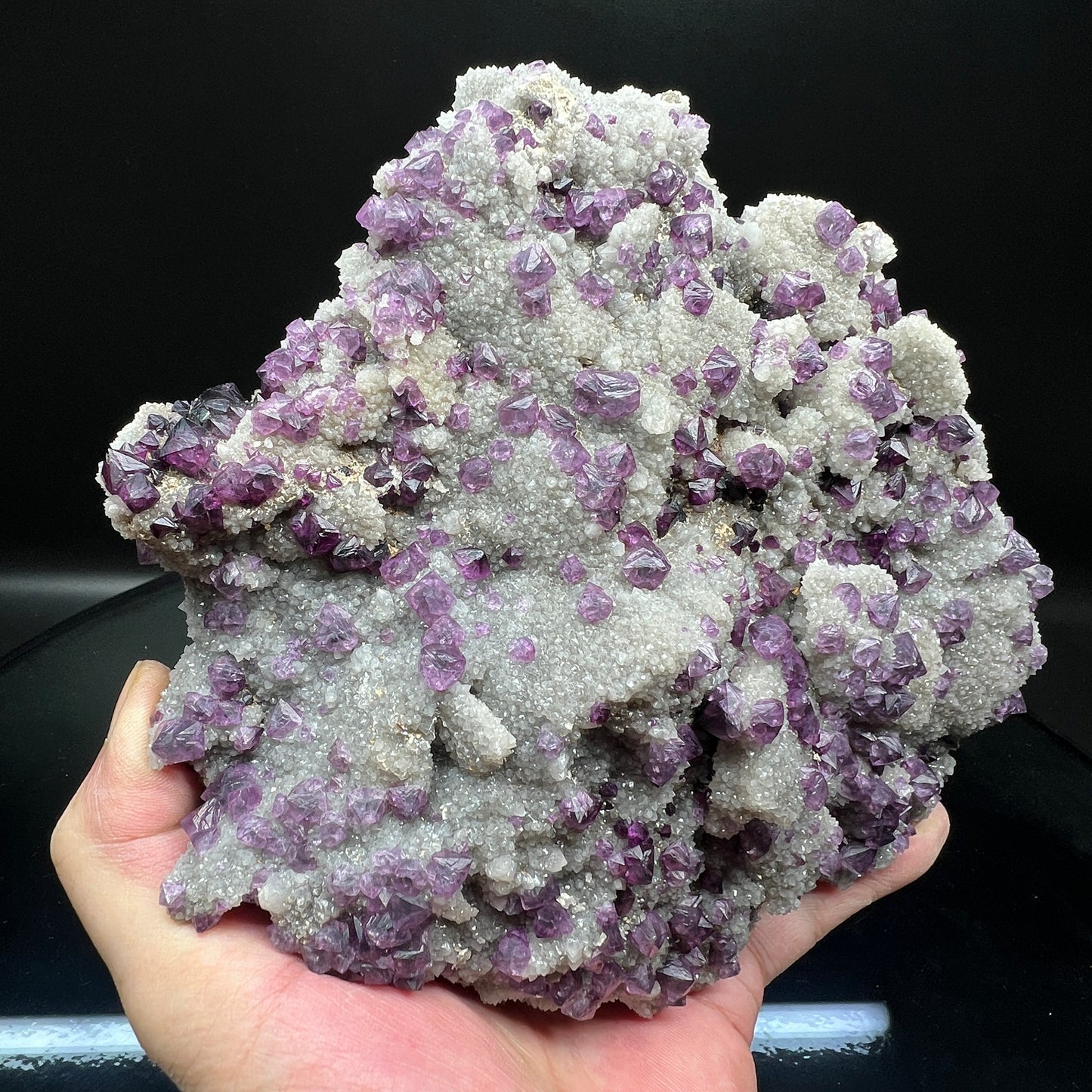 Rare Large crystals Triangular trioctahedron fluorite (Free shipping)