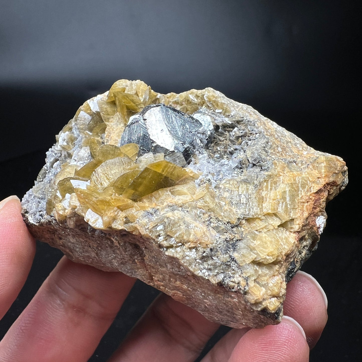 Tetrahedrite + Quartz + Siderite (Free shipping)