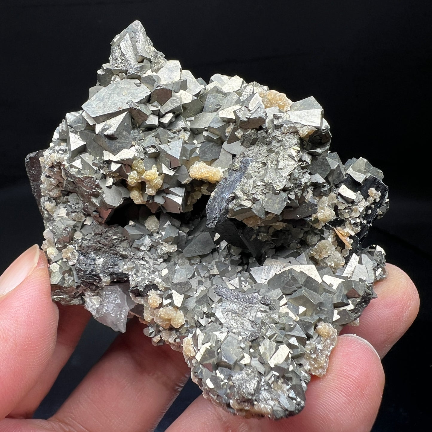 Arsenopyrite + Wolframite + Quartz (Free shipping)