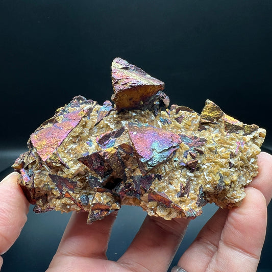 Floater Chalcopyrite + Siderite (Free shipping)