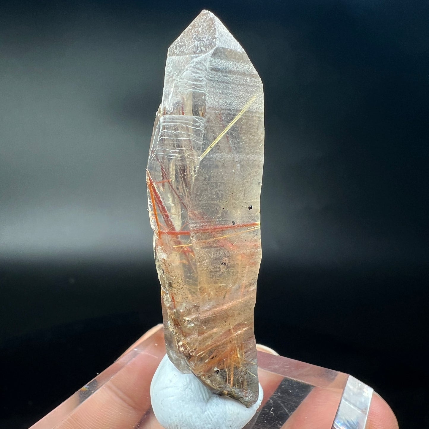 Copper Rutilated Quartz (Free shipping)