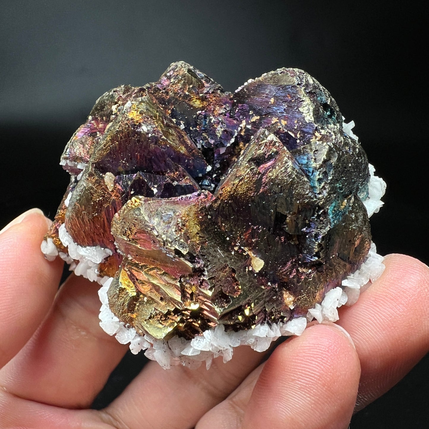 Floater Chalcopyrite + Dolomite (Free shipping)