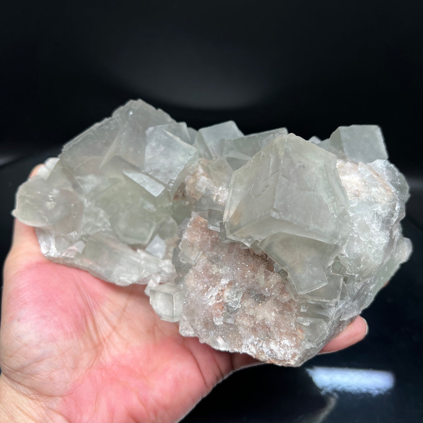 Fluorite + Quartz (Free shipping)