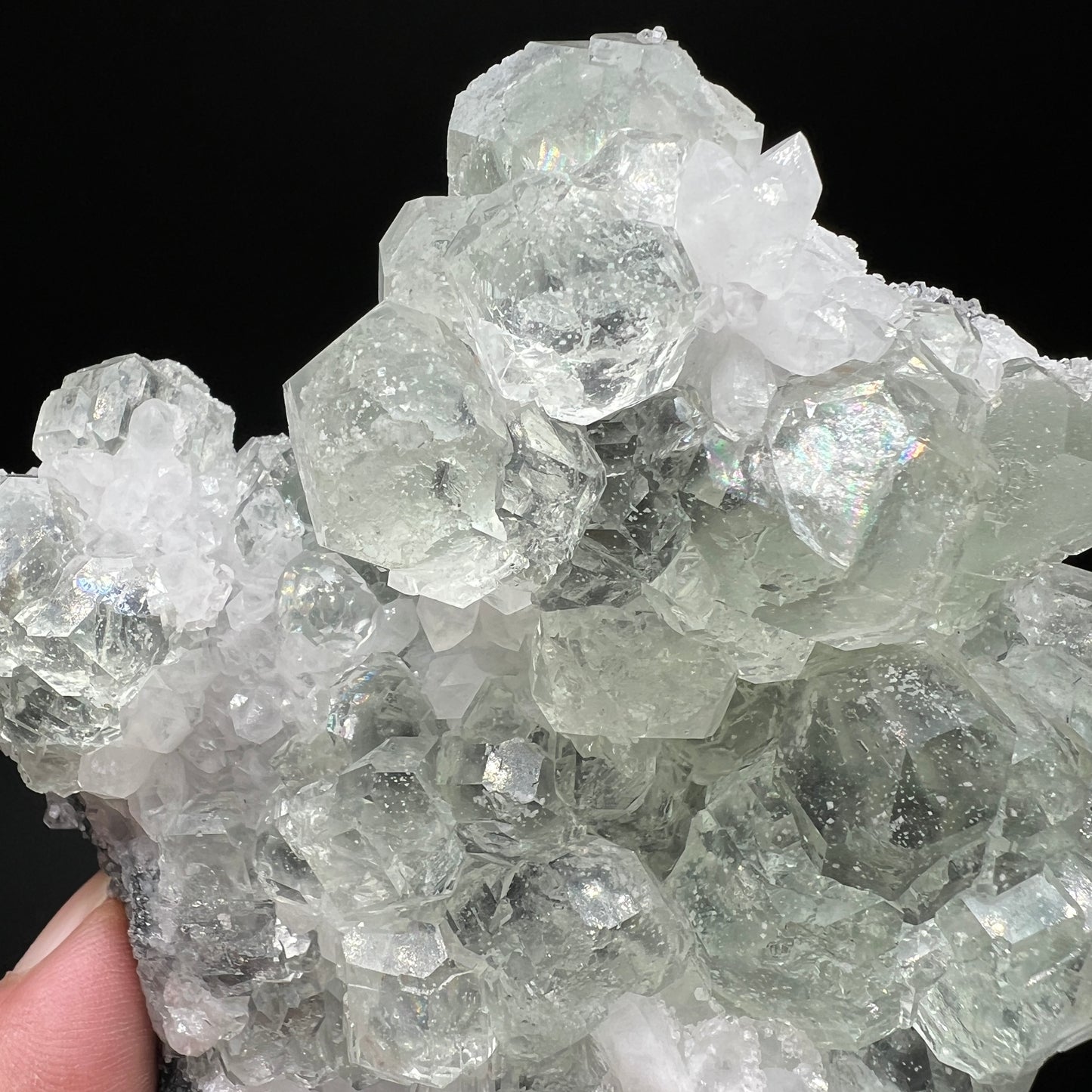 Floater Fluorite + Quartz + Calcite (Free shipping)