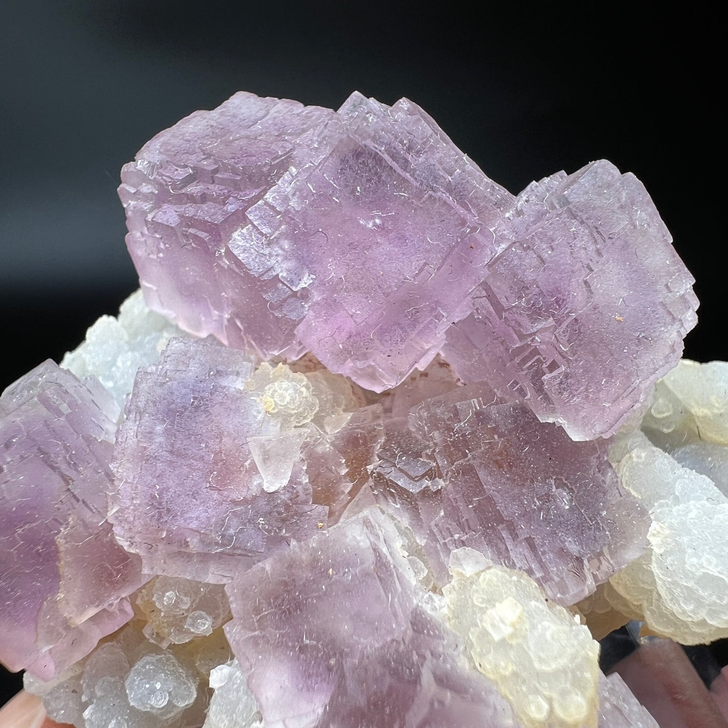 Fluorite + Quartz (Free shipping)