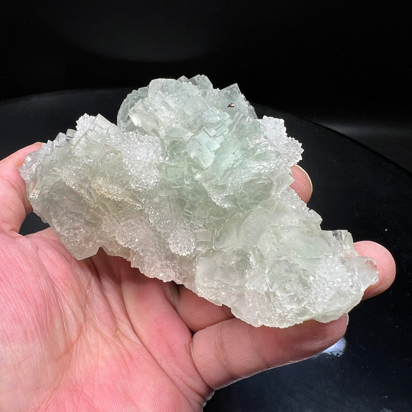 Fluorite + Quartz (Free shipping)