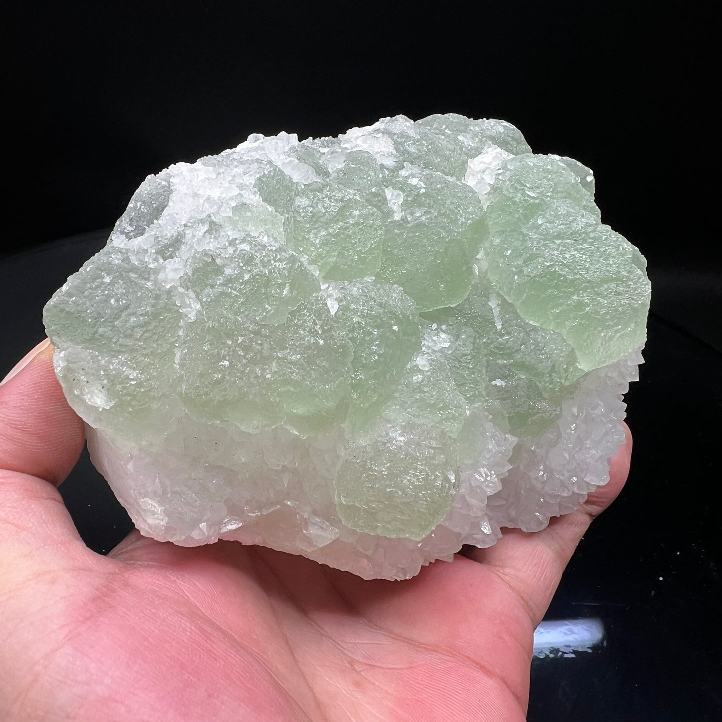 Fluorite + Quartz (Free shipping)