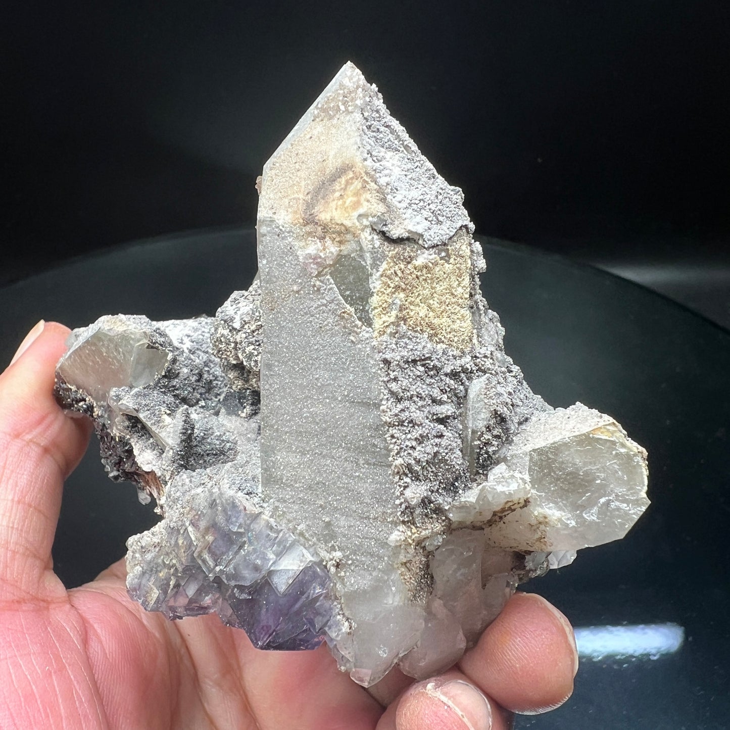 Cassiterite + Quartz + Wolframite (Free shipping)