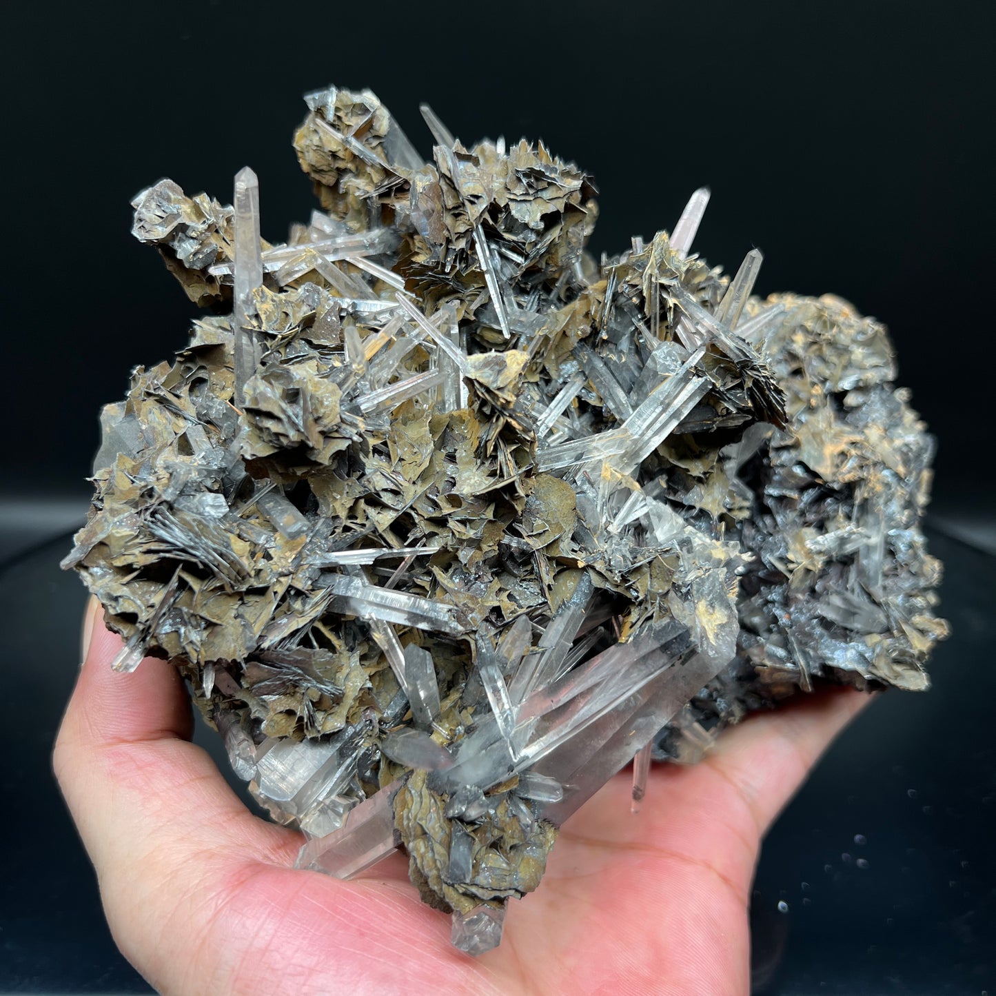 Hematite + Quartz (Free shipping)
