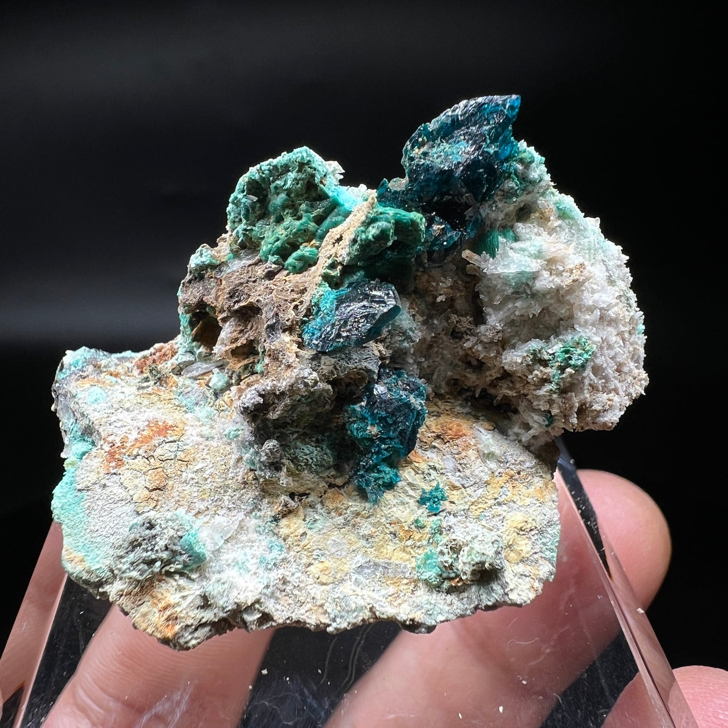 Large crystals Veszelyite (Free shipping)