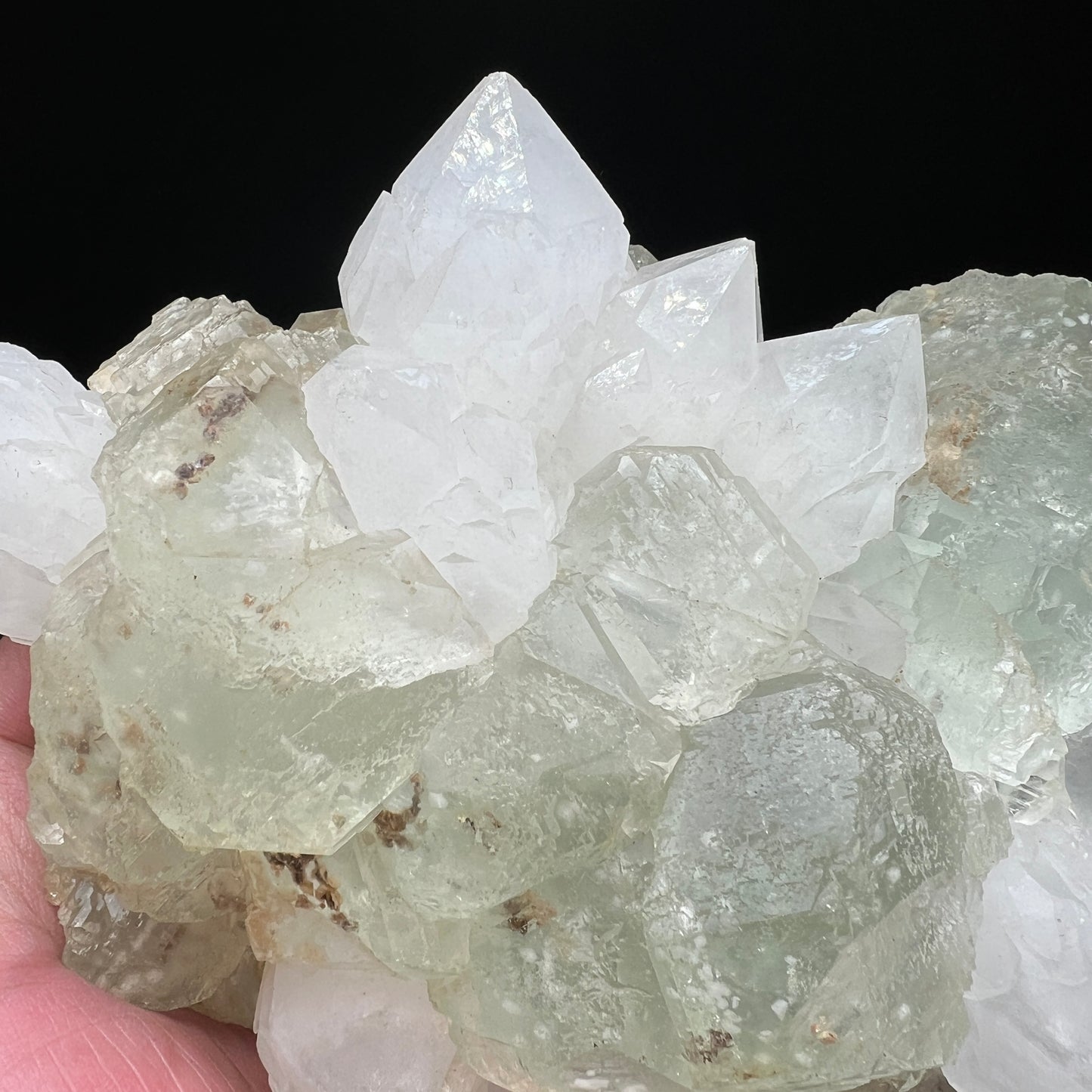 Fluorite + Quartz (Free shipping)