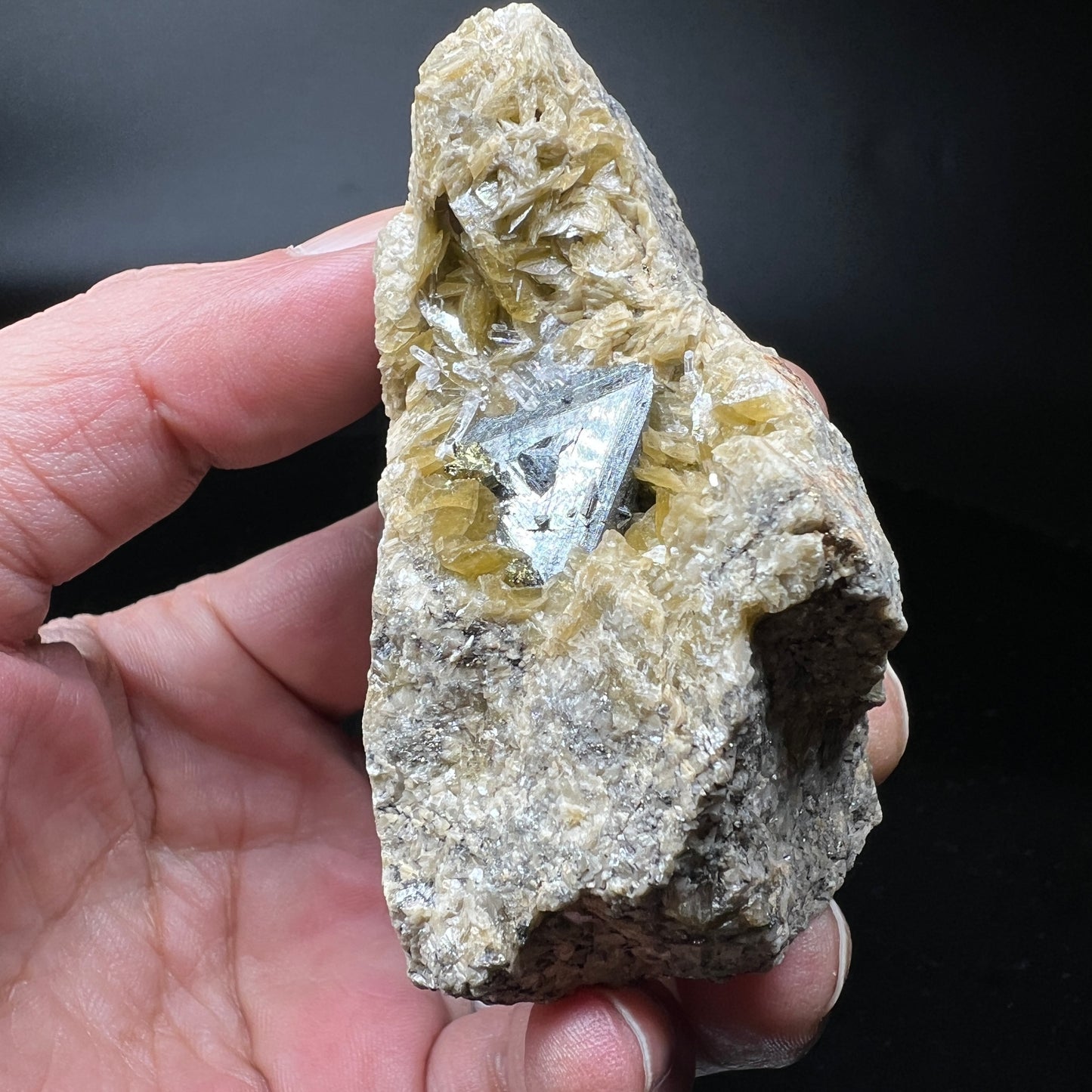 Tetrahedrite + Chalcopyrite + Quartz + Siderite (Free shipping)