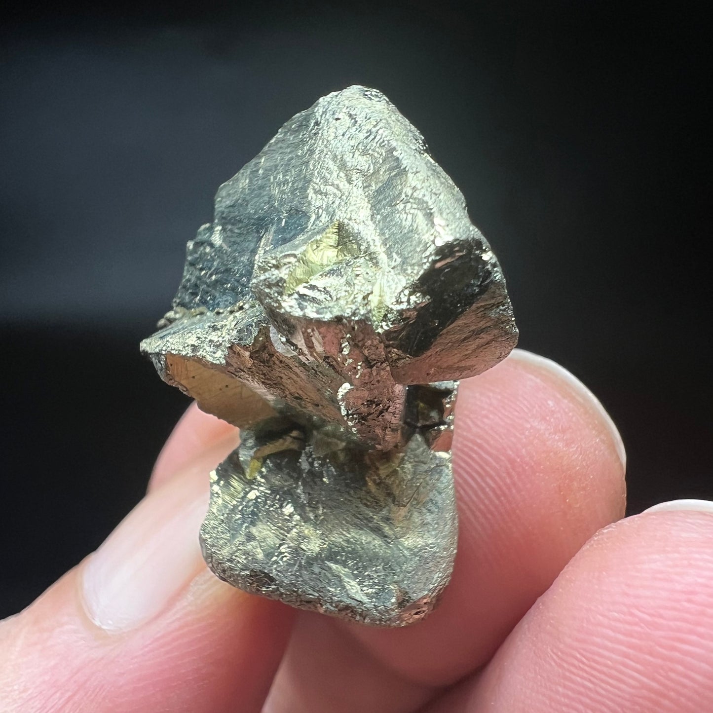 Floater Chalcopyrite + Siderite (Free shipping worldwide)