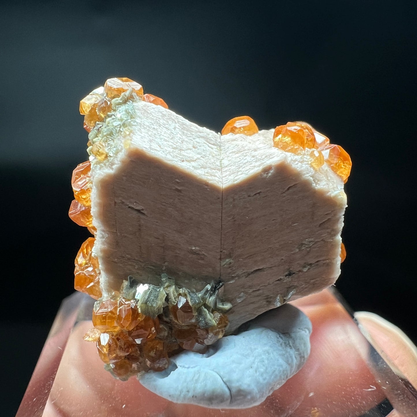 Spessartine + Feldspar (Free shipping)