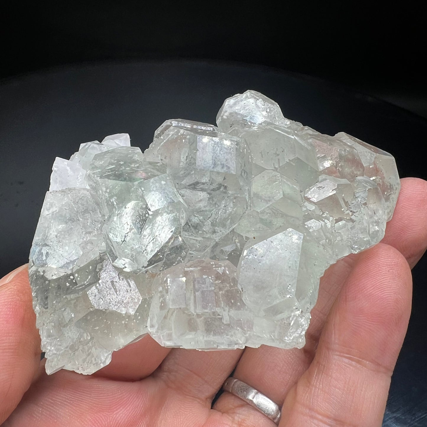 Fluorite + Quartz (Free shipping worldwide)