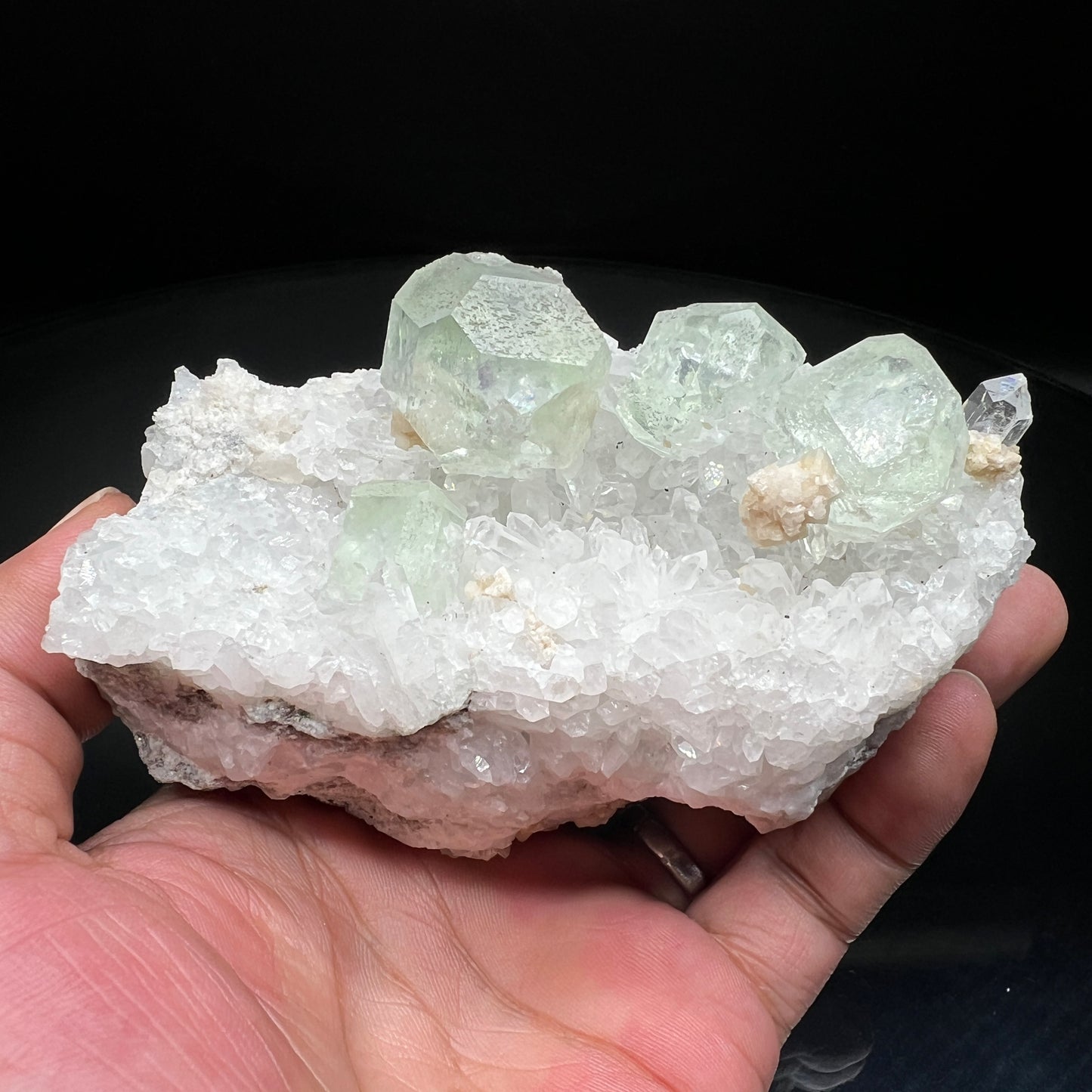 Fluorite + Dolomite + Quartz (Free shipping)