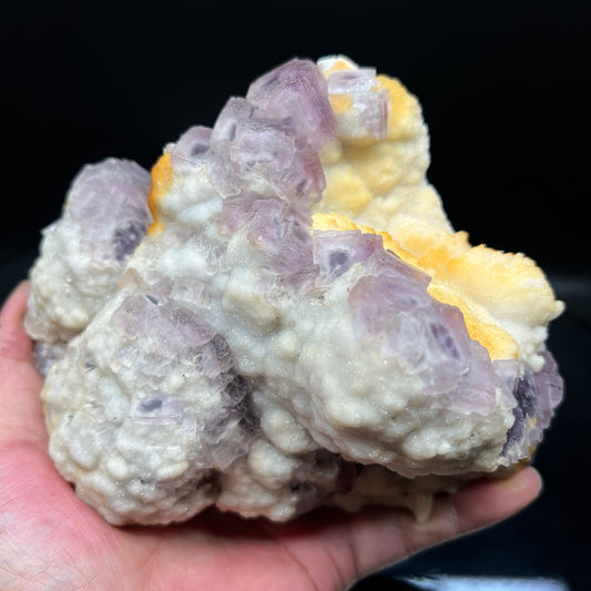 Window Fluorite + Quartz (Free shipping)