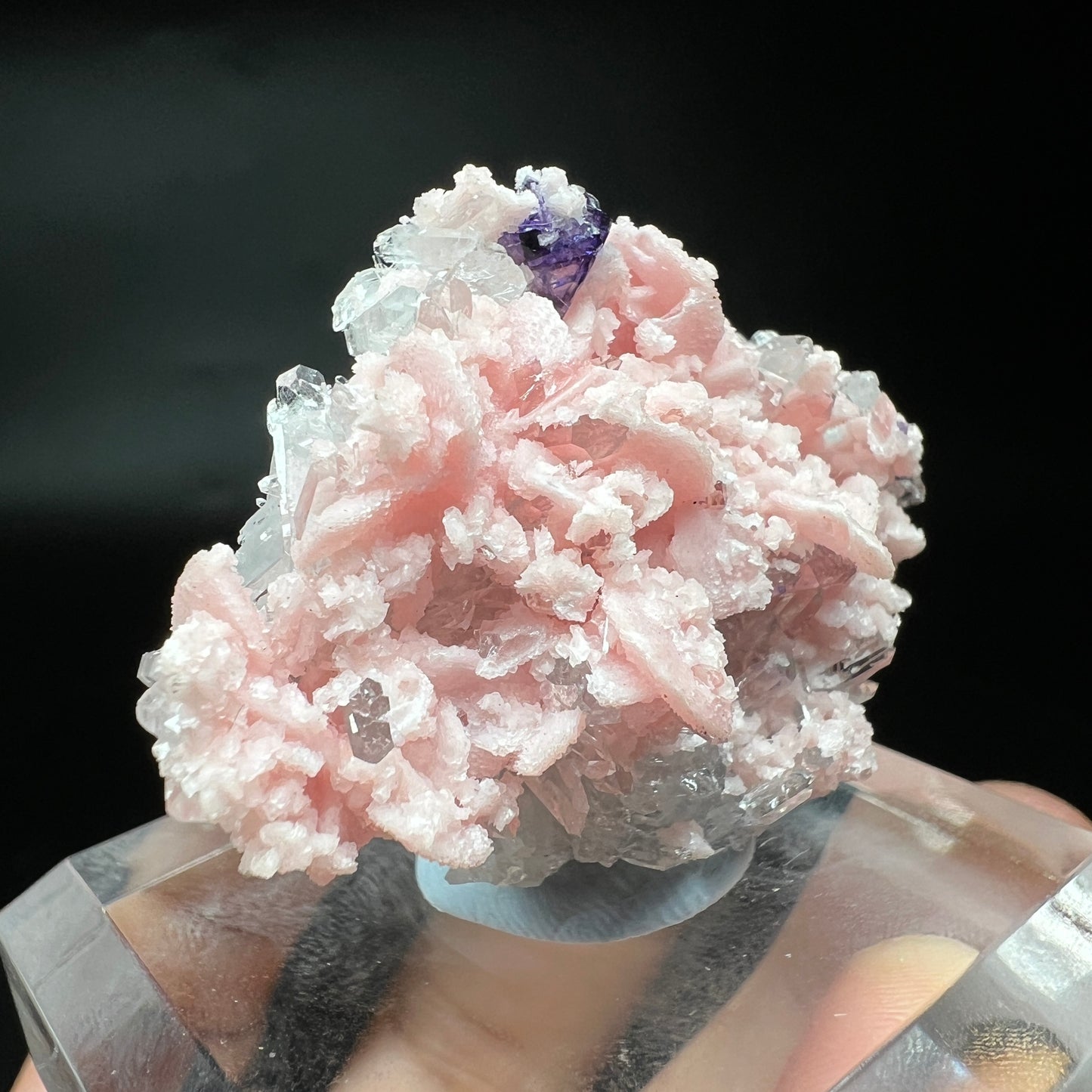 Rhodochrosite + Fluorite + Quartz (Free shipping)