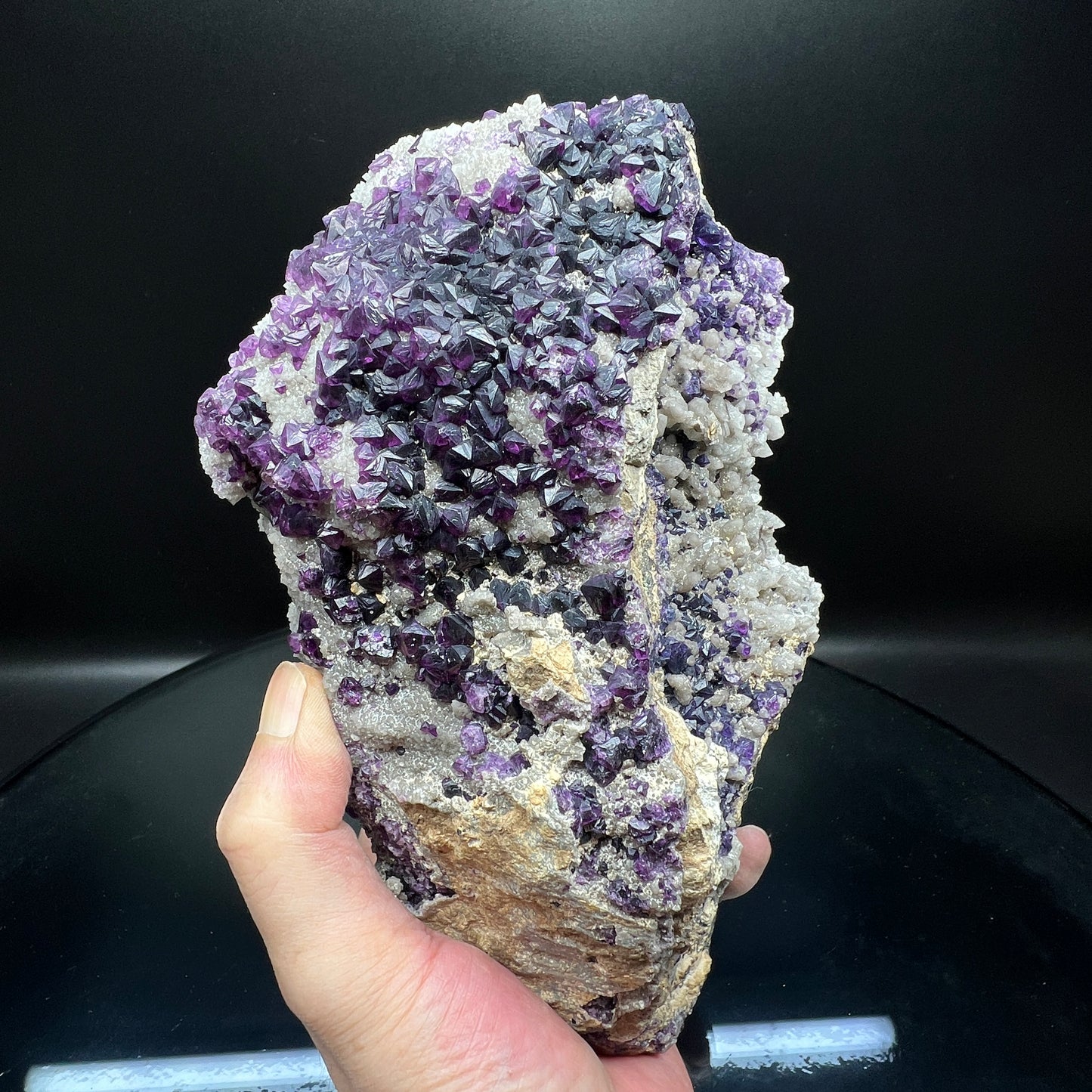 Rare Large crystals Triangular trioctahedron fluorite (Free shipping)