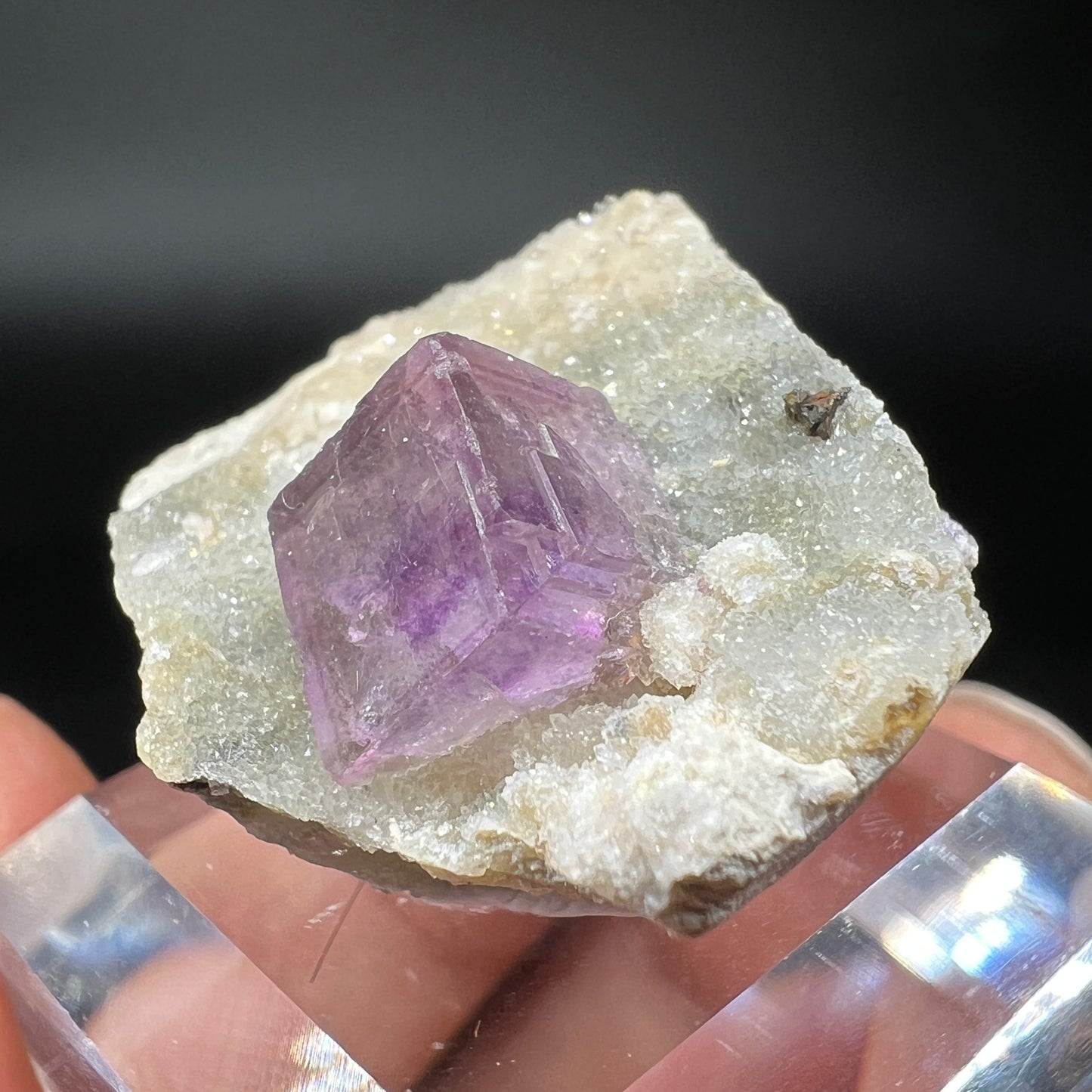 Purple frame Fluorite (Free shipping)