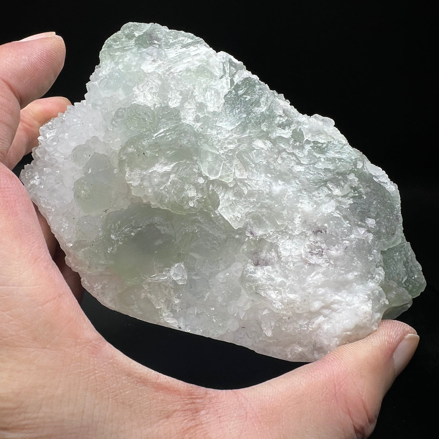 Fluorite + Quartz (Free shipping)