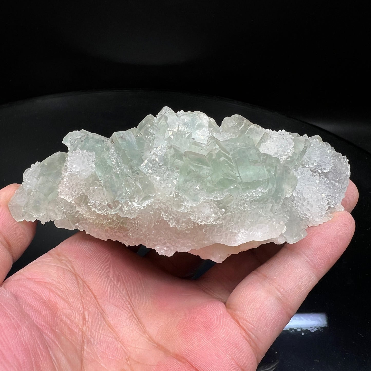 Fluorite + Quartz (Free shipping)