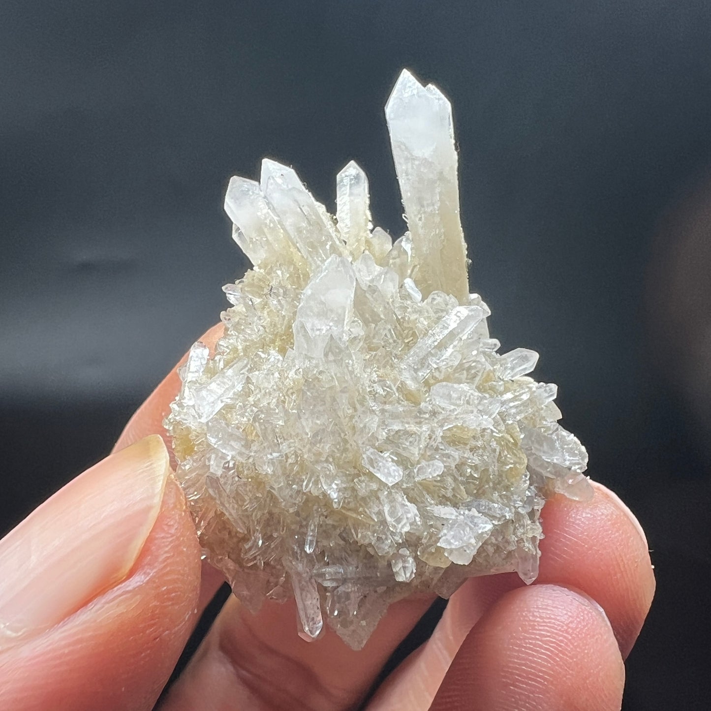 Floater Quartz + Chalcopyrite + Siderite (Free shipping)