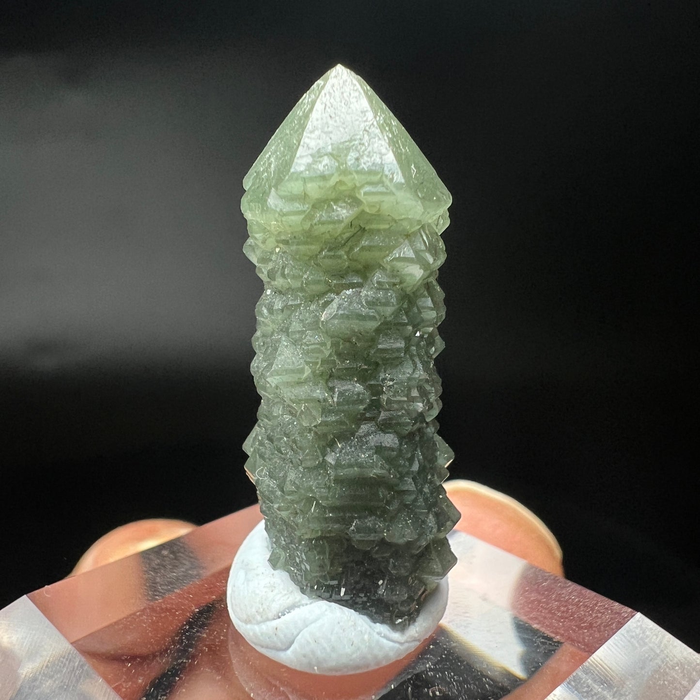 Screw green Quartz (Free shipping)