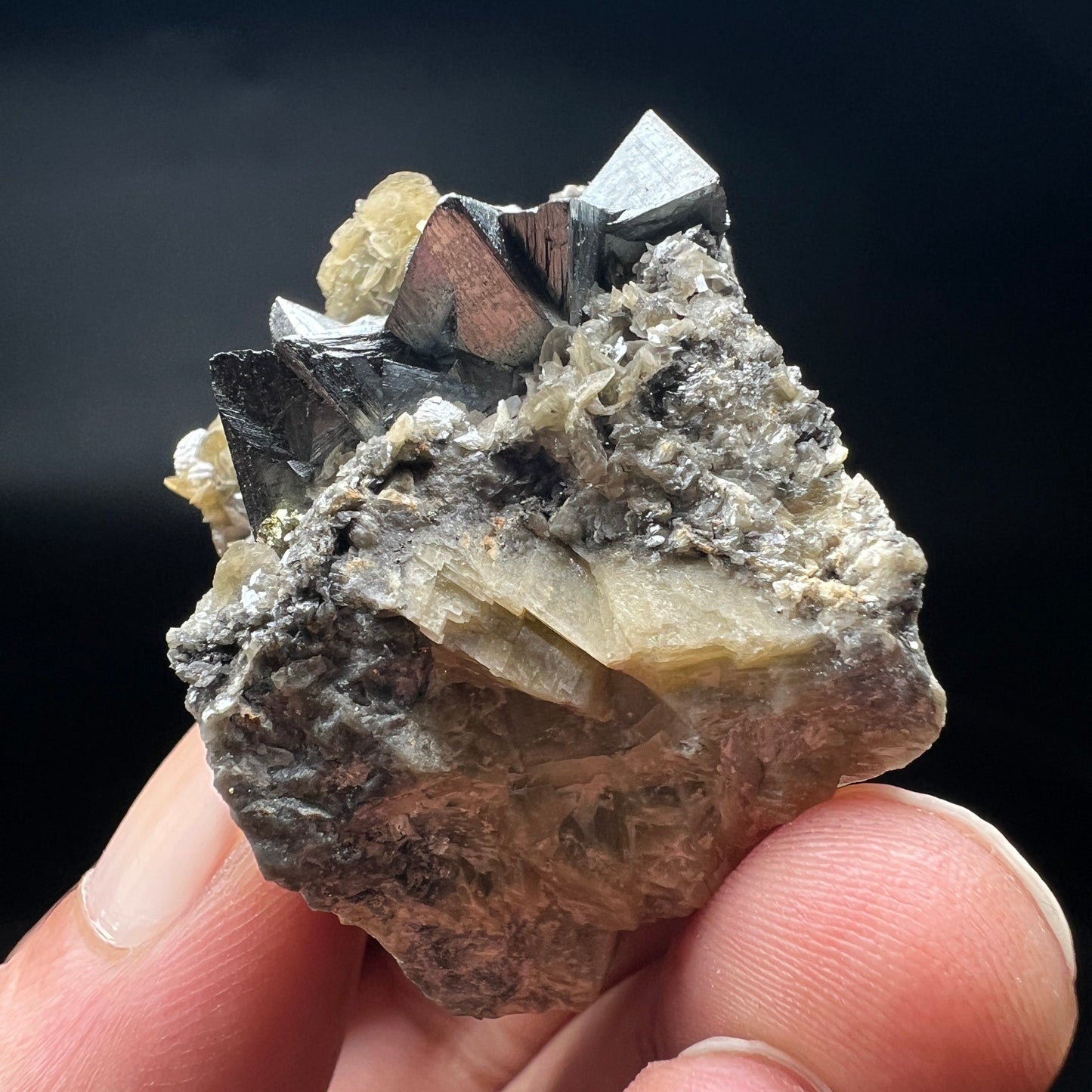 Tetrahedrite + Chalcopyrite + Siderite (Free shipping)