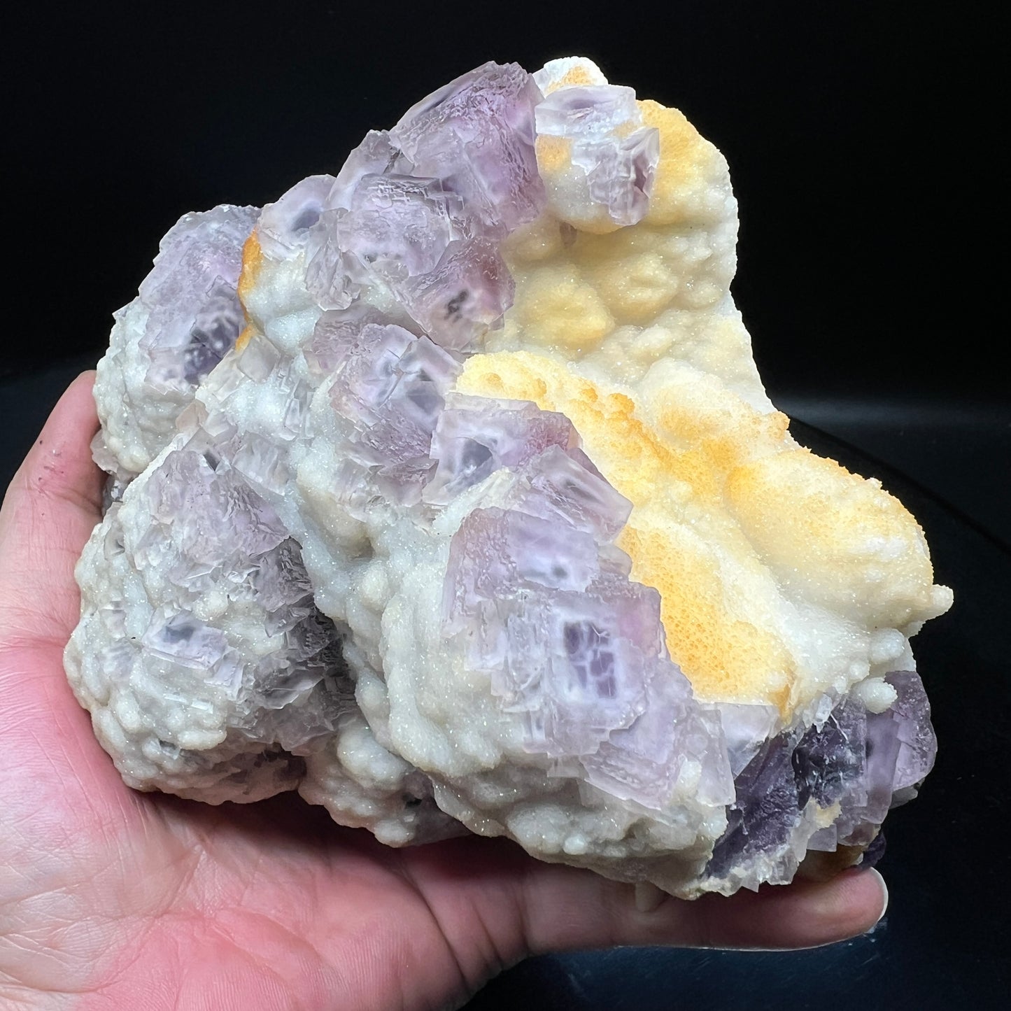 Window Fluorite + Quartz (Free shipping)