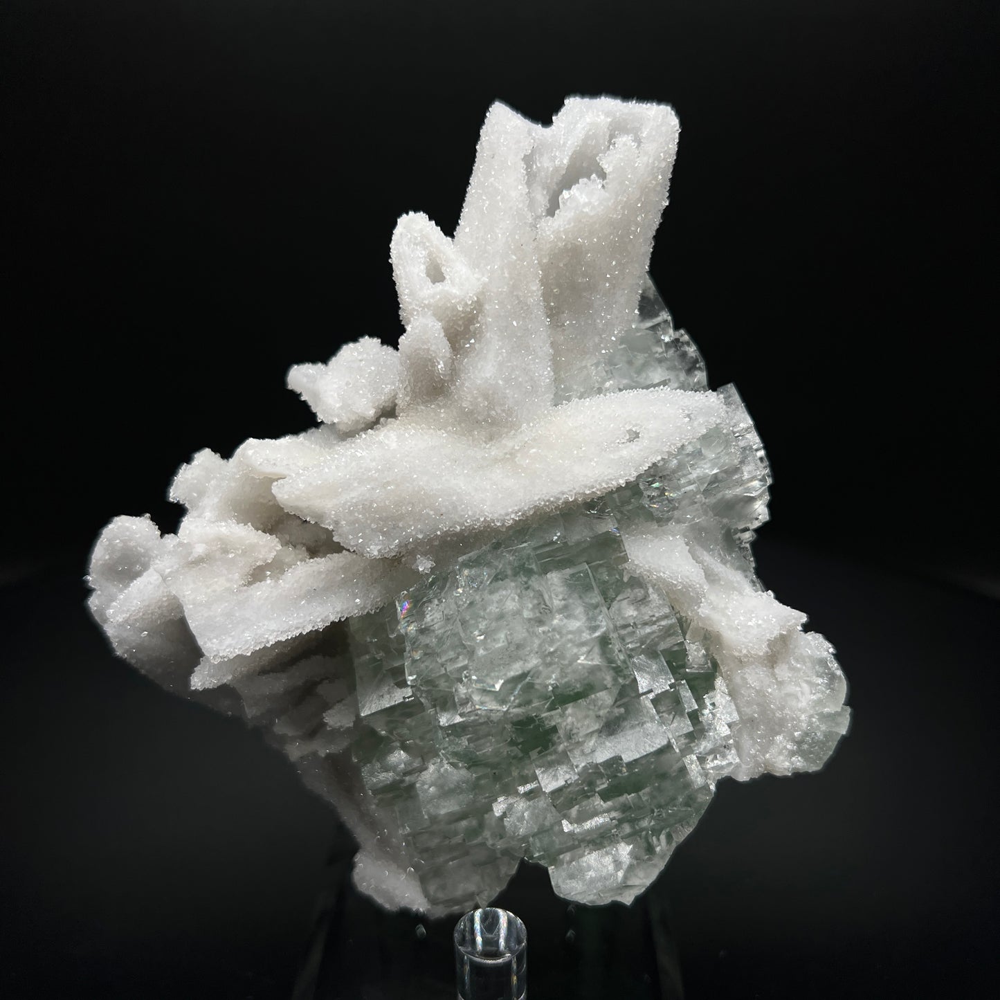 Quartz false Calcite + Fluorite (Free shipping)