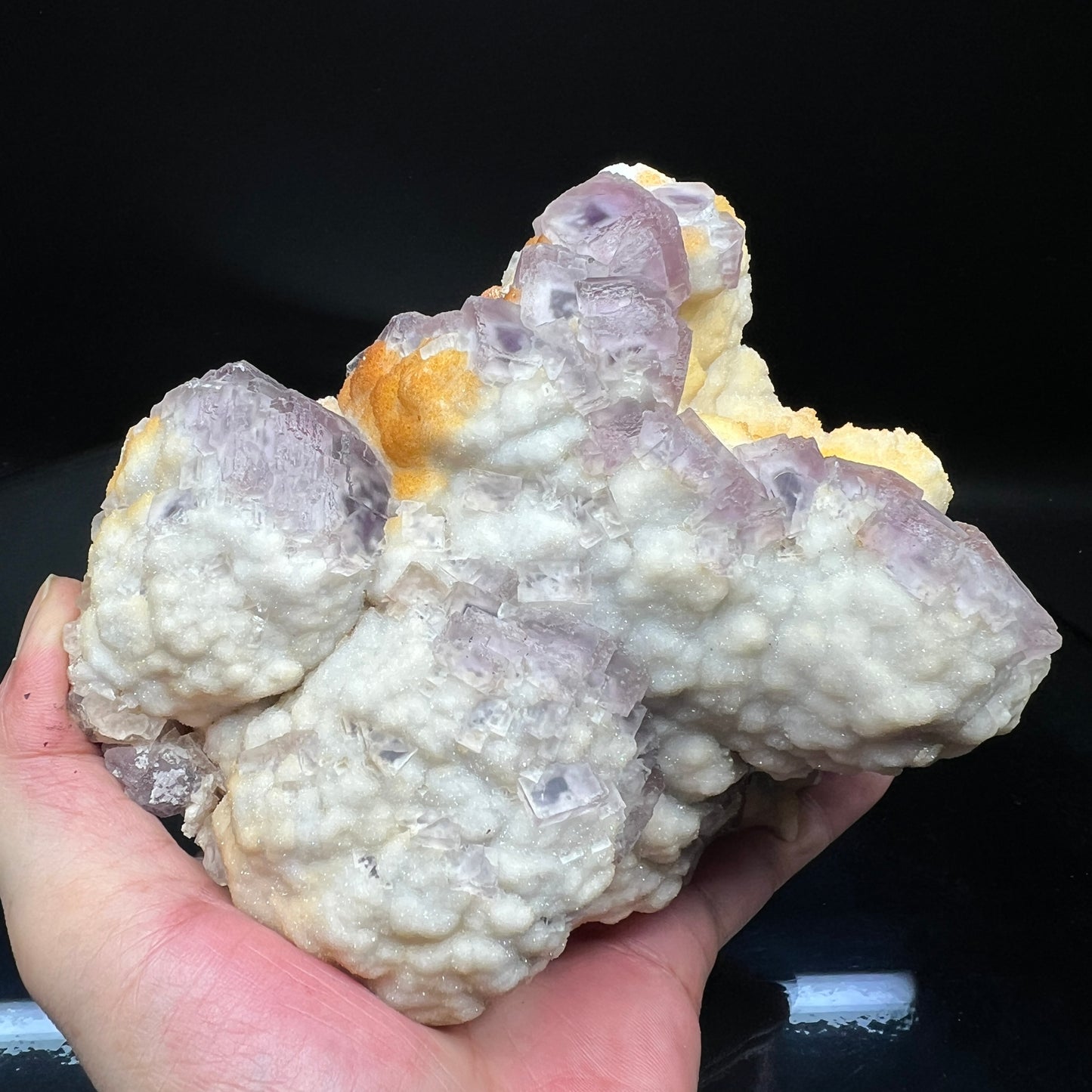 Window Fluorite + Quartz (Free shipping)