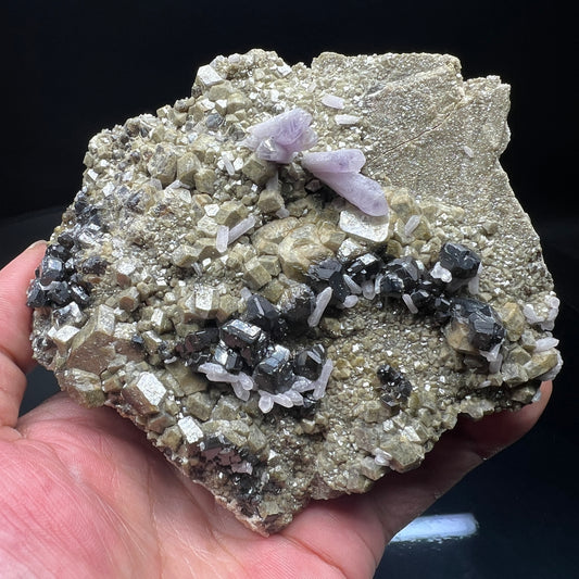 Bicolor garnet + Amethyst (Free shipping)