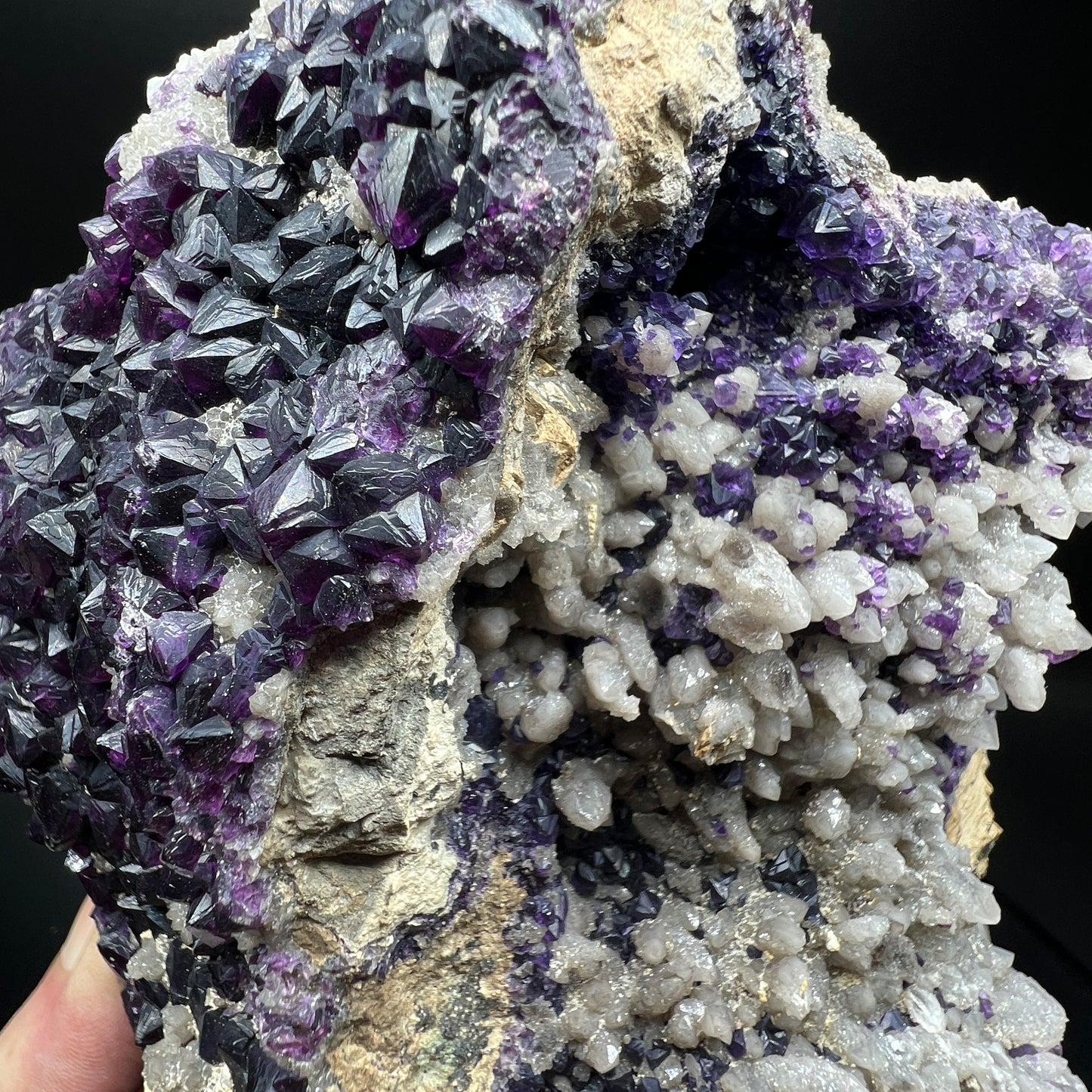 Rare Large crystals Triangular trioctahedron fluorite (Free shipping)