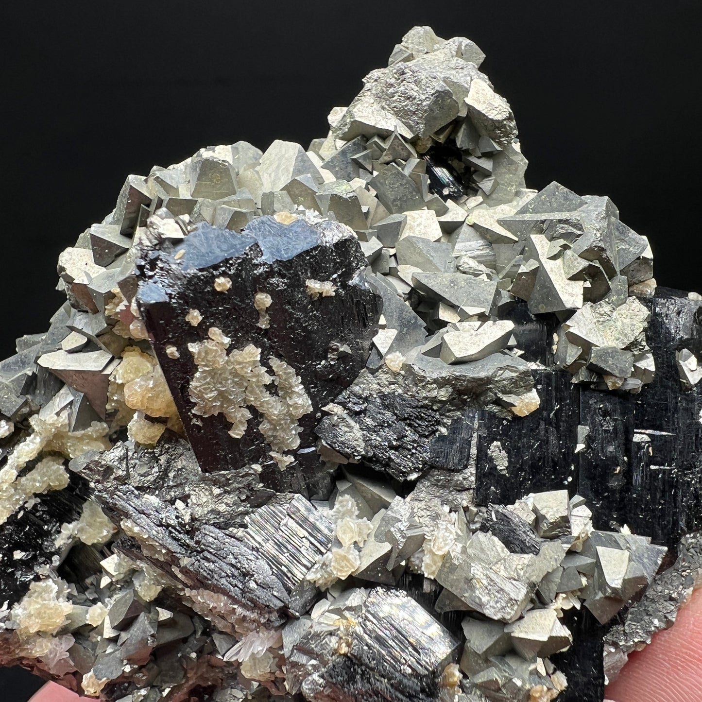 Arsenopyrite + Wolframite + Quartz (Free shipping)