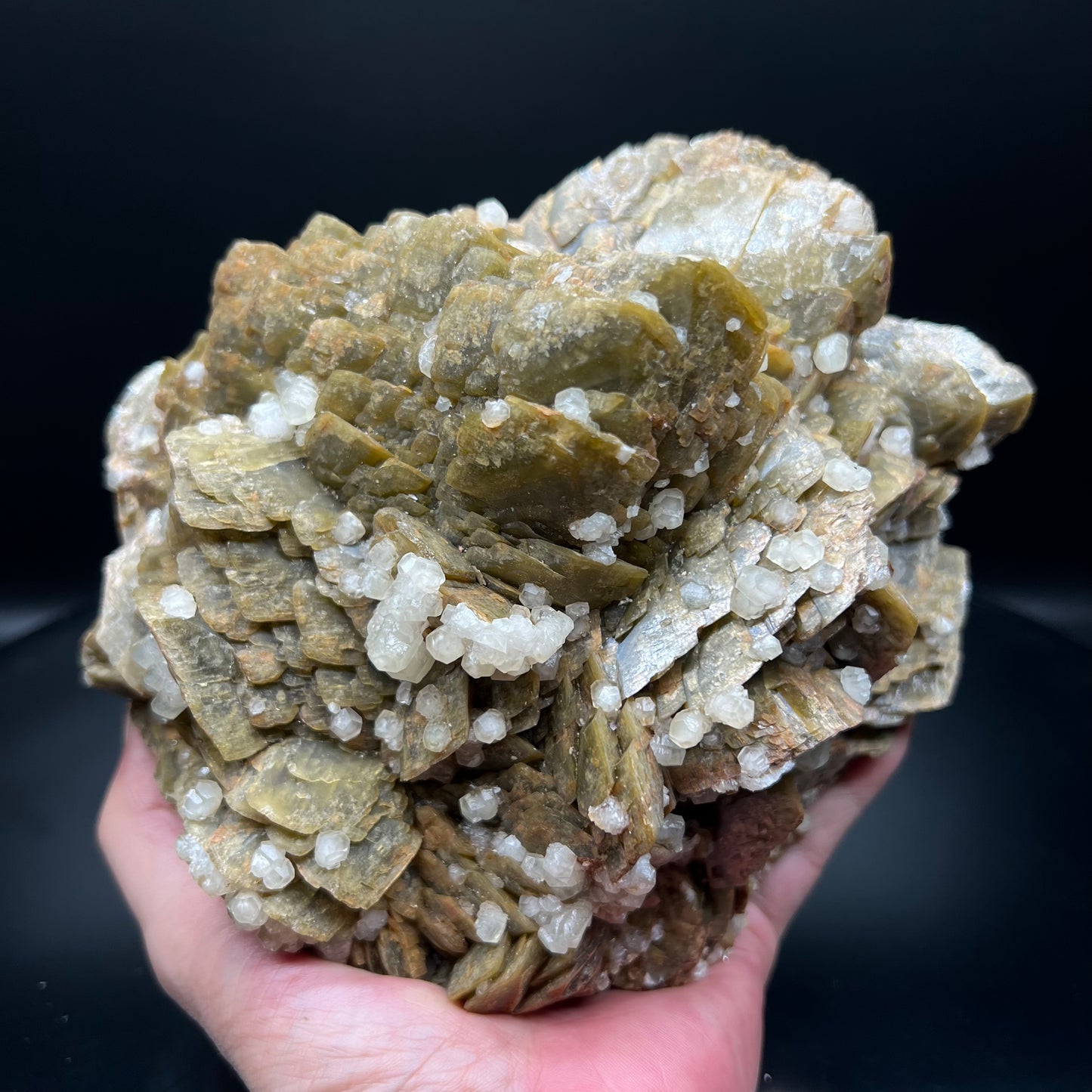 Siderite + Calcite (Free shipping worldwide)