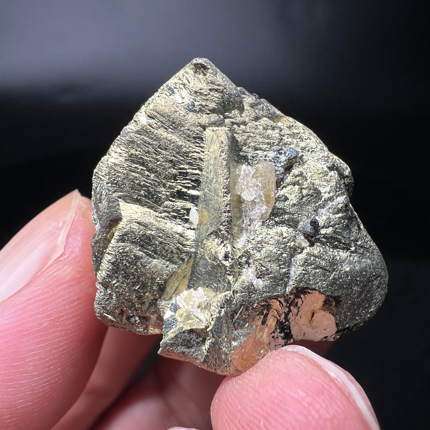 Floater Chalcopyrite + Siderite (Free shipping)