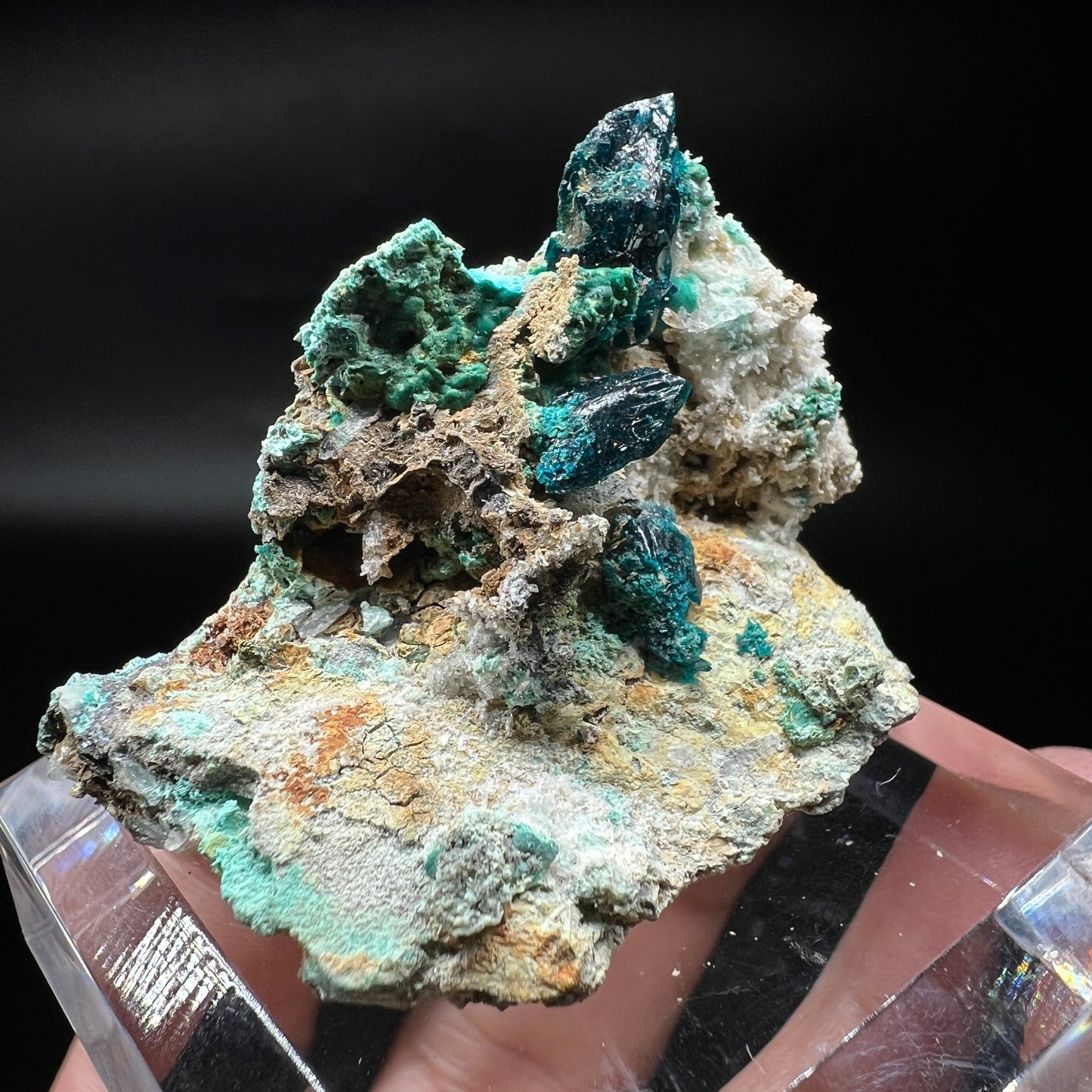 Large crystals Veszelyite (Free shipping)