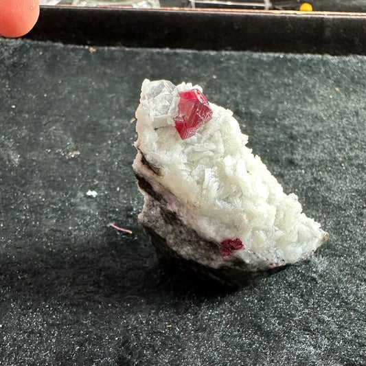 Cinnabar + Quartz + Dolomite (Free shipping)