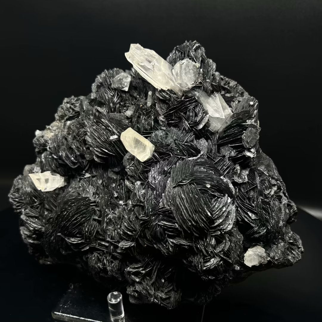 Large crystals Hematite Rose balls + Quartz (Free shipping)