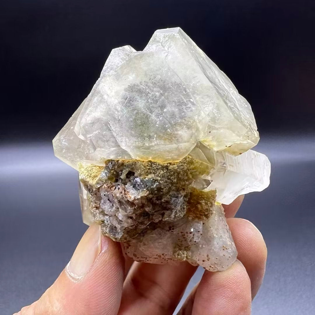 Fluorite + Quartz (Free shipping)