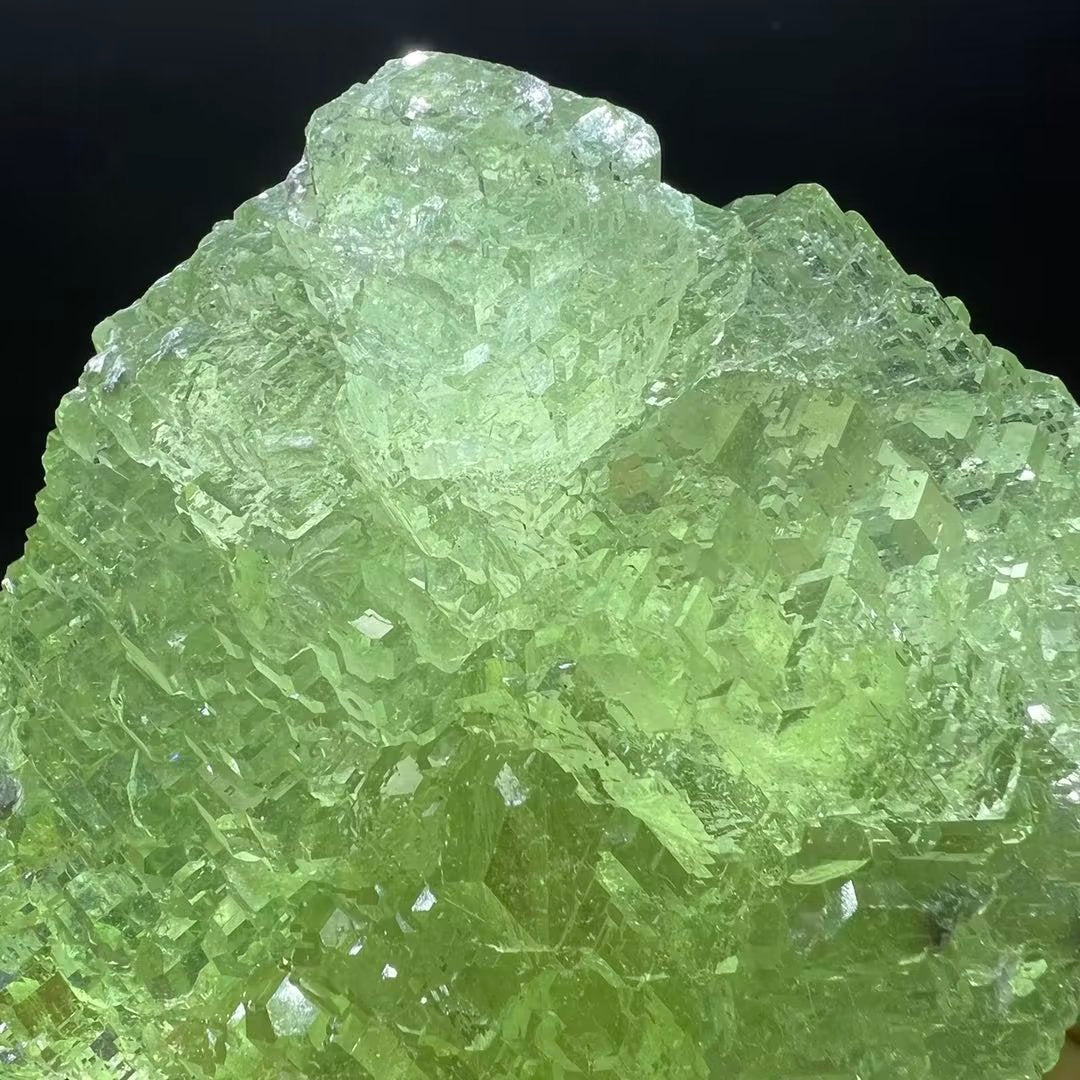 Floaters Large crystals ladder transparent Fluorite (Free shipping)