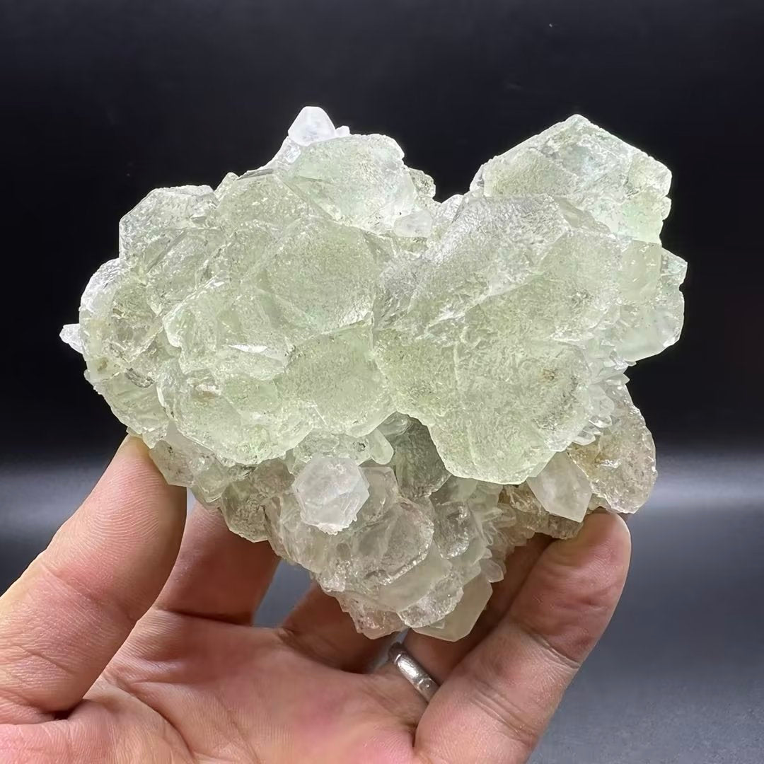 Fluorite + Quartz (Free shipping)