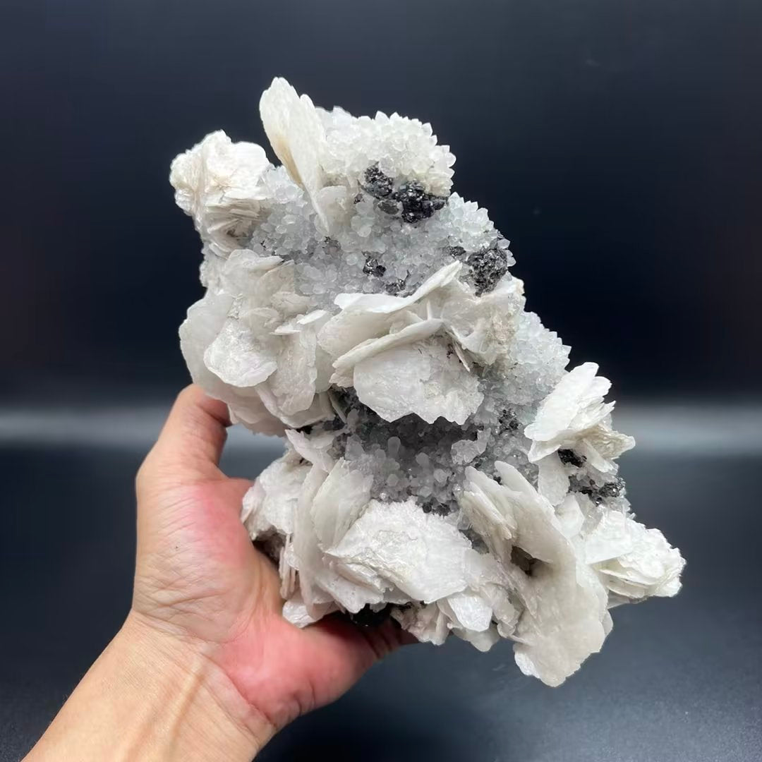 Calcite + Marmatite + Quartz (Free shipping)