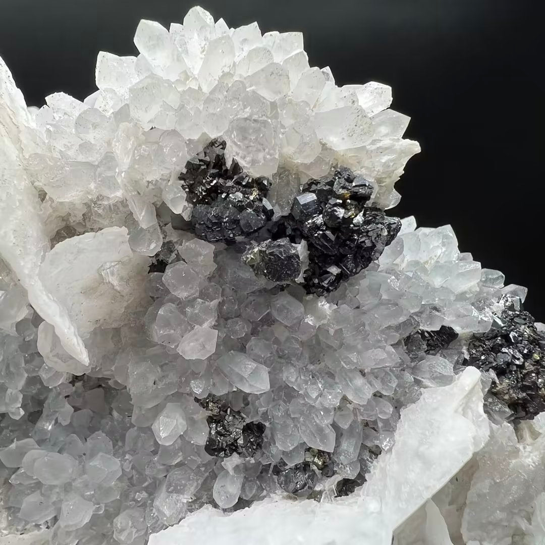 Calcite + Marmatite + Quartz (Free shipping)