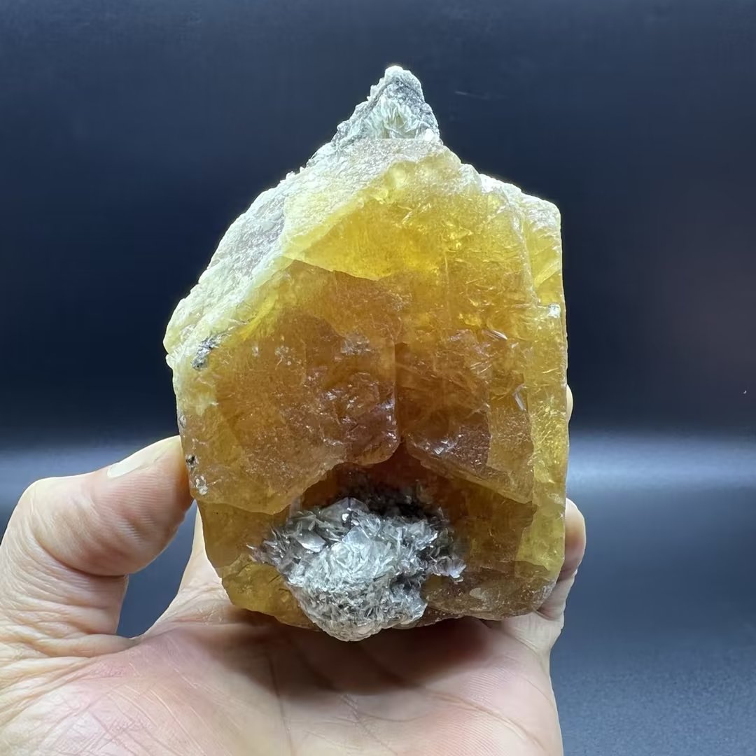 Large crystals Scheelite + Mica (Free shipping)