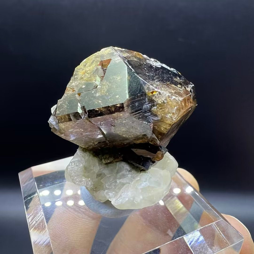 Cassiterite + Pyrite + Calcite (Free shipping)