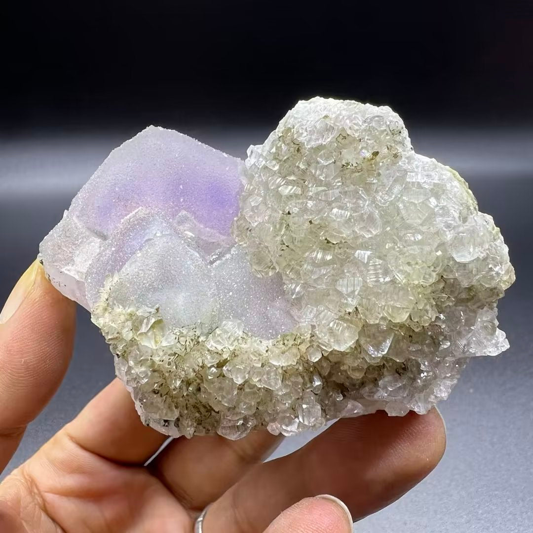 Amethyst + Calcite (Free shipping)